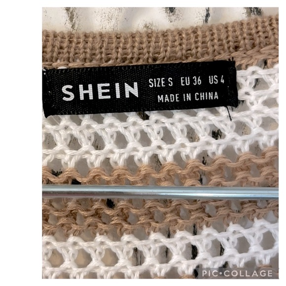 SHEIN TIE FRONT CROPPED SHRUG CARDIGAN - Picture 3 of 4